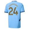 Jalkapallo Pelipaidat/Peliasut Manchester City Champions 24 Kotipelipaita 2024-25